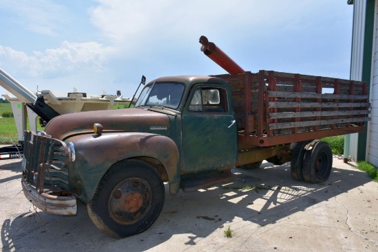 1951 Chevy Grain Truck, Not Running, Has Title