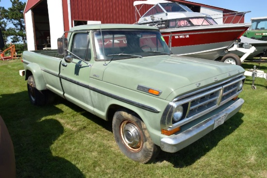 1971 Ford F250 2WD Camper Special, Dually, 4 Speed, V8, Not Running