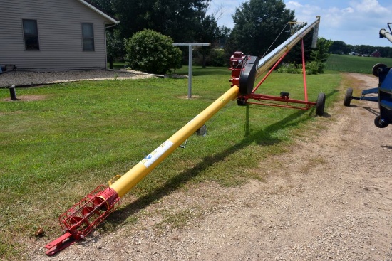Westfield WR 60-51 Grain Auger 6” x 51’ 5hp 1 Phase Motor, Manual Lift, Purchased New, SN: 264522