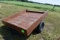 Single Axle Utility Trailer 70” X 87”, Wood Floor & Sides