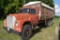 1967 International 1800 Loadstar Grain Truck Twin Screw, 5 X 3 Speed, Gas Engine (Not Running), With