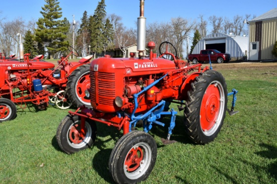 Farmall Super AV High Crop, With 1 Row Mounted Cultivator, Belt Pulley, SN: 295-632