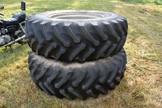 (2) Armstrong High Traction Lug Radial, 20.8R38 Band Duals, Selling 2x$