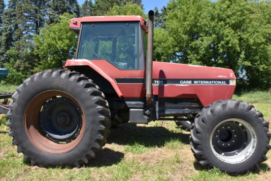 1991 Case IH 7120 MFWD, 3,850 Hours, 18/4 Speed Power Shift, 3pt., 540/1000 PTO, 3 hydraulic, Quick