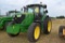 2012 John Deere 6210R, 2179 hours showing,  New Rear Tires 480/80r46, Oil Change Every  200 Hours, G