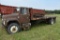 1985 IH S1900 Flatbed Straight Truck, 20' Bed  with Hoist, Stake Sides, DT466 Engine,  $4,076.00 Spe