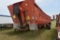 1988 Fruehauf Steel Frameless End Dump, 30' x  48