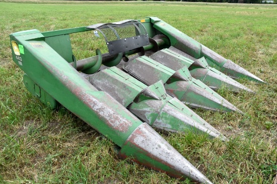 John Deere 443 Corn Head, 4 Row 30", Low Tin,  Oil Bath, Works Good