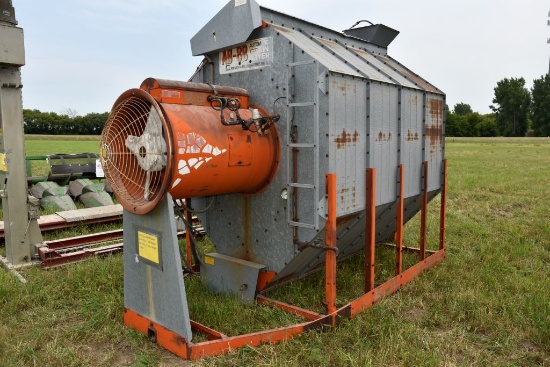 Farm Fans AB-8B Batch Grain Dryer, 100 Bushel  Per Hour, LP Gas, Single Phase