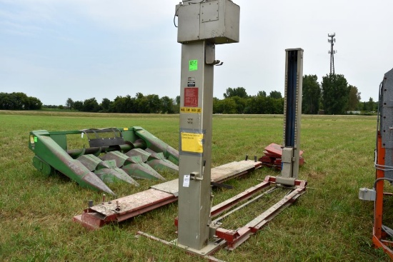 7,000lbs Ramp Car Hoist, (2) Hyd. Axle Lift