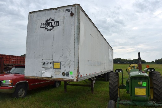 1978 Monn 43' Van Trailer, Tandem Axle, Cargo  Doors, Spring Ride