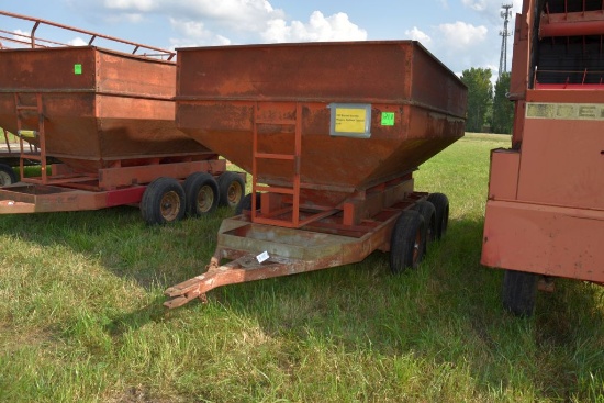 350 Bushel Gravity Wagon, Rubber Torgeon Axle