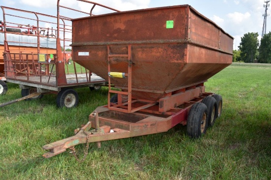 350 Bushel Gravity Wagon, Rubber Torsion Axle