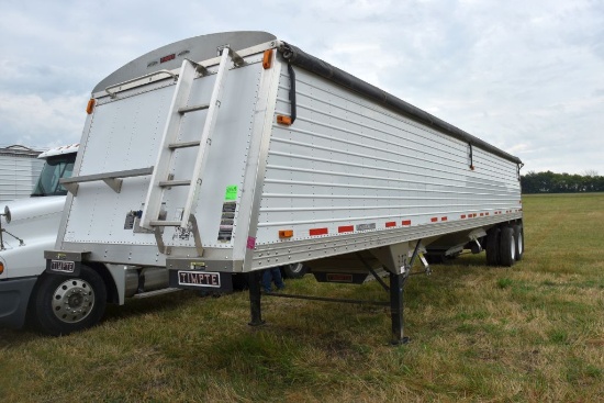2011 Timpte Hopper Bottom Grain Trailer,  40'x66"x96", Ag Hoppers, Good Roll Tarp,  Spring Ride, 22.