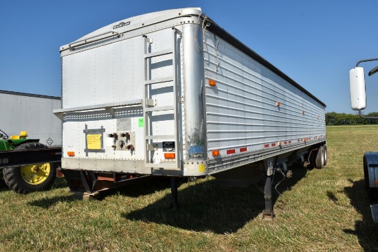 1996 Timpte Super Hopper Bottom Grain  Trailer, 42'x72"x96", 24.5 Rubber, Air Ride,  Roll Tarp One Y