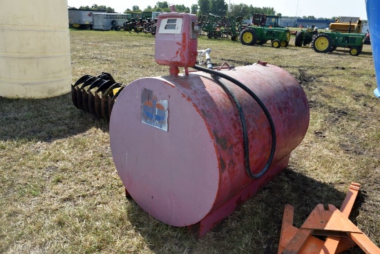 500 Gallon Fuel Tank With Electric Gas Boy  Pump Had Gas Stored Inside