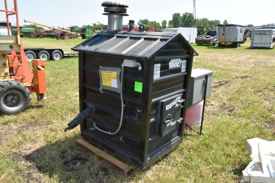 2008 AFS 900 Wood Pellet/Corn Burner Furnace,  SS Hopper, Heat Exchanger, 55 Gallons Of  Solution