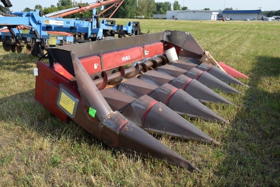 Case IH1063, 6 Row 30" Corn Head, High Tin,  Poly and Metal Snouts, SN:JJC0070110