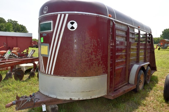 Keifer 16' Cattle Trailer, Tandem Axle