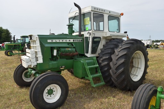 Oliver 2255 Tractor, Cat 3208 Engine, Front  Weights, 3pt., 2 Hydraulics, 20.8x38 Rear,  Transmissio