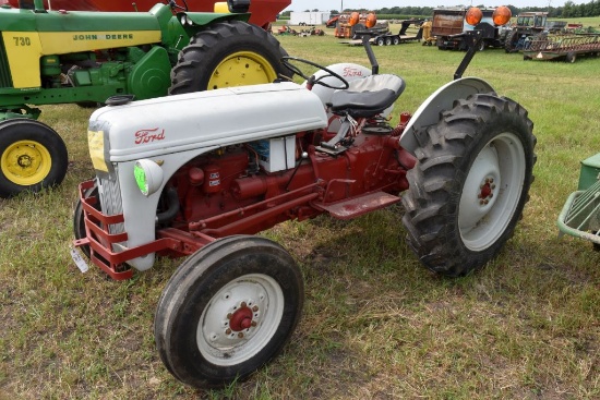 Ford 8N Tractor, Wide Front, 3pt., Grill,  540PTO, 11.2x28 Tires, All Tires Like New,  Runs Good
