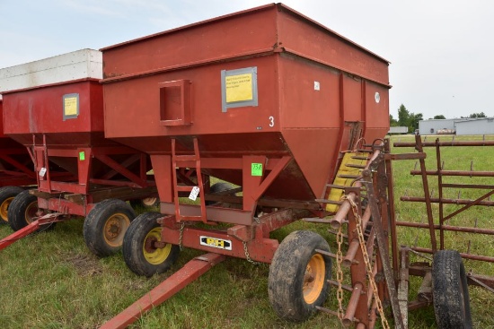 J&M 225 Bushel Gravity Flow Wagon, With 8 Ton  Running Gear