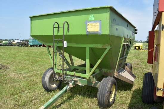 Parker 2600 Gravity Flow Wagon, John Deere 8  Ton Running Gear, Lights