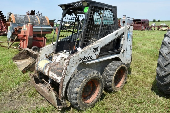 Bobcat 753 Skid Loader, Diesel, Runs Good,  Cage Cab, 5340 Hours, Hand & Foot Controls
