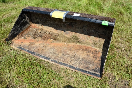 84" Material Bucket, Universal Skid Loader  Plate