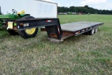 1972 Rogers Flatbed Semi Trailer, 25' Bed,  96