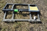 Universal Skid Plate with tubed Frame with  Snowblower Mounting Bracket