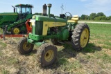 John Deere 630 Gas Tractor, Wide Front, Front  Slab Weight, 3pt., Quick Hitch, Single  Hydraulic, 54