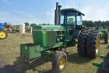 John Deere 4440 2 WD Tractor, Rock Box, Power  Quad, 460/85 R38 95 % Band Duals, 4292 Hours  Showing