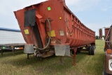 1988 Fruehauf Steel Frameless End Dump, 30' x  48