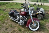2005 Harley Davidson Softail Custom Deluxe  Motorcycle, One Owner, Very Clean, Lava Red  Sunglow Pai