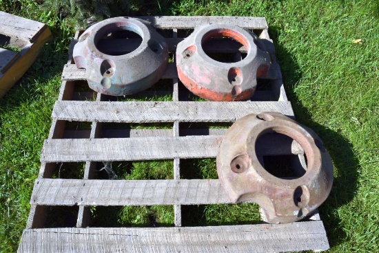 3 IH Wheel Weights, All For 1 Money