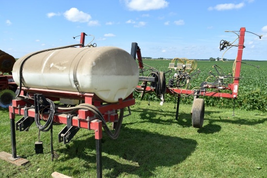 Custom Ag Products, Redball Valved Sprayer, 25' Hydraulic Booms, 300 Gallon Poly Tank, Hydraulic Dri