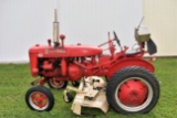 Farmall Super A, Turf Tires, Rear Wheel Weights, With Woods L59 Belly Mower, Good Tin, Runs, Electri