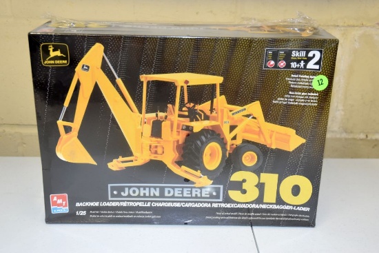 AMT Ertl John Deere 310, Backhoe Loader, Model, 1/25th Scale, New In Package