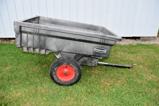 Rubbermaid Poly Lawn Cart, 1200lb Capacity