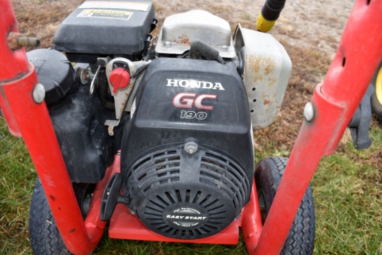 3000 PSI Pressure Washer, Honda GC190 