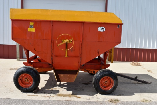 J&M 175 Bu. Gravity Flow Wagon With MN Rugged 8 Ton Running Gear