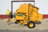2008 Vermeer 504M Classic Silage Round Baler Net Wrap And Twine, Vermeer Accu-Bale Plus Monitor,