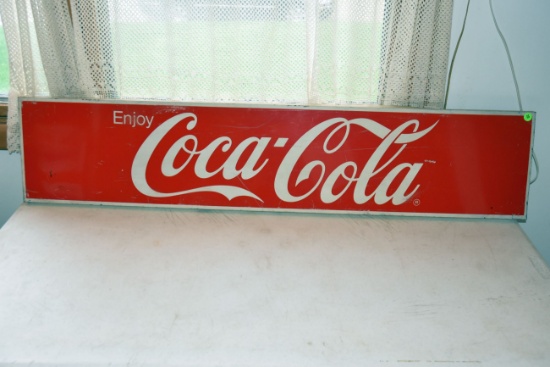 Coca Cola Tin Sign, 48''x10''