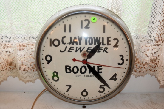 C.Jay Towle Jeweler, Seth Thomas Clock