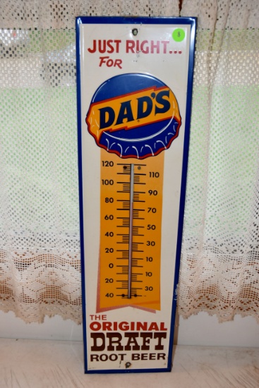 Dads Rootbeer Thermometer, 27''x7''