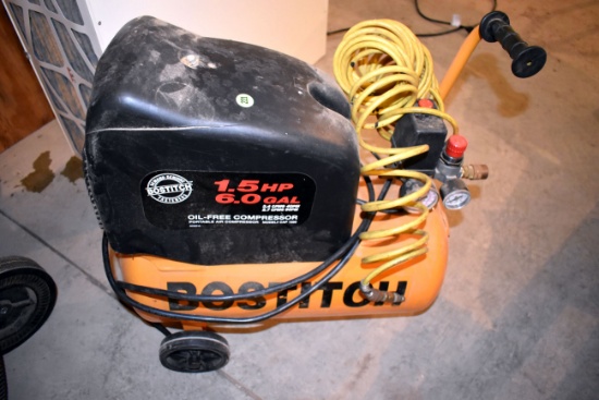 Bostitch 1.5 Hp 6 Gallon Air Compressor, Works, Pick Up Only