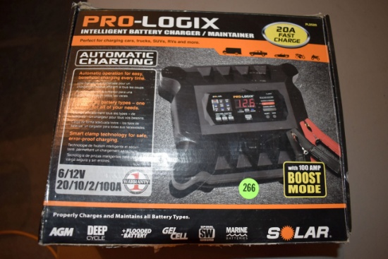 Pro-Logix Intellegent Battery Charger/Maintainer, 6V/12V, 20/10/2/100A, Works