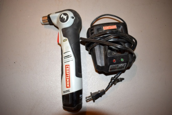 Cordless Craftsman 12 Volt Auto Hammer, 1 Battery And Charger, Works