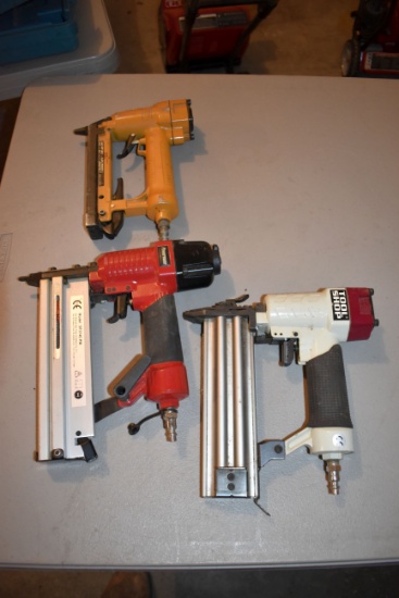Toolshop Model F50 18 Guage Air Nailer, Powermate Model SF5040.PM 18 Guage Air Nailer and Stapler, B